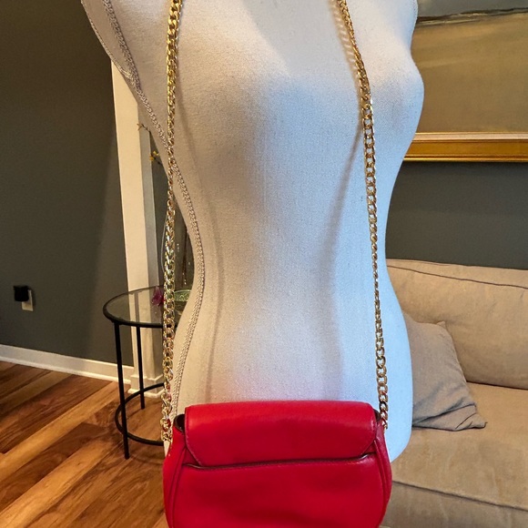 Marc Jacobs Red Leather Gold Chain Bag - Picture 10 of 15
